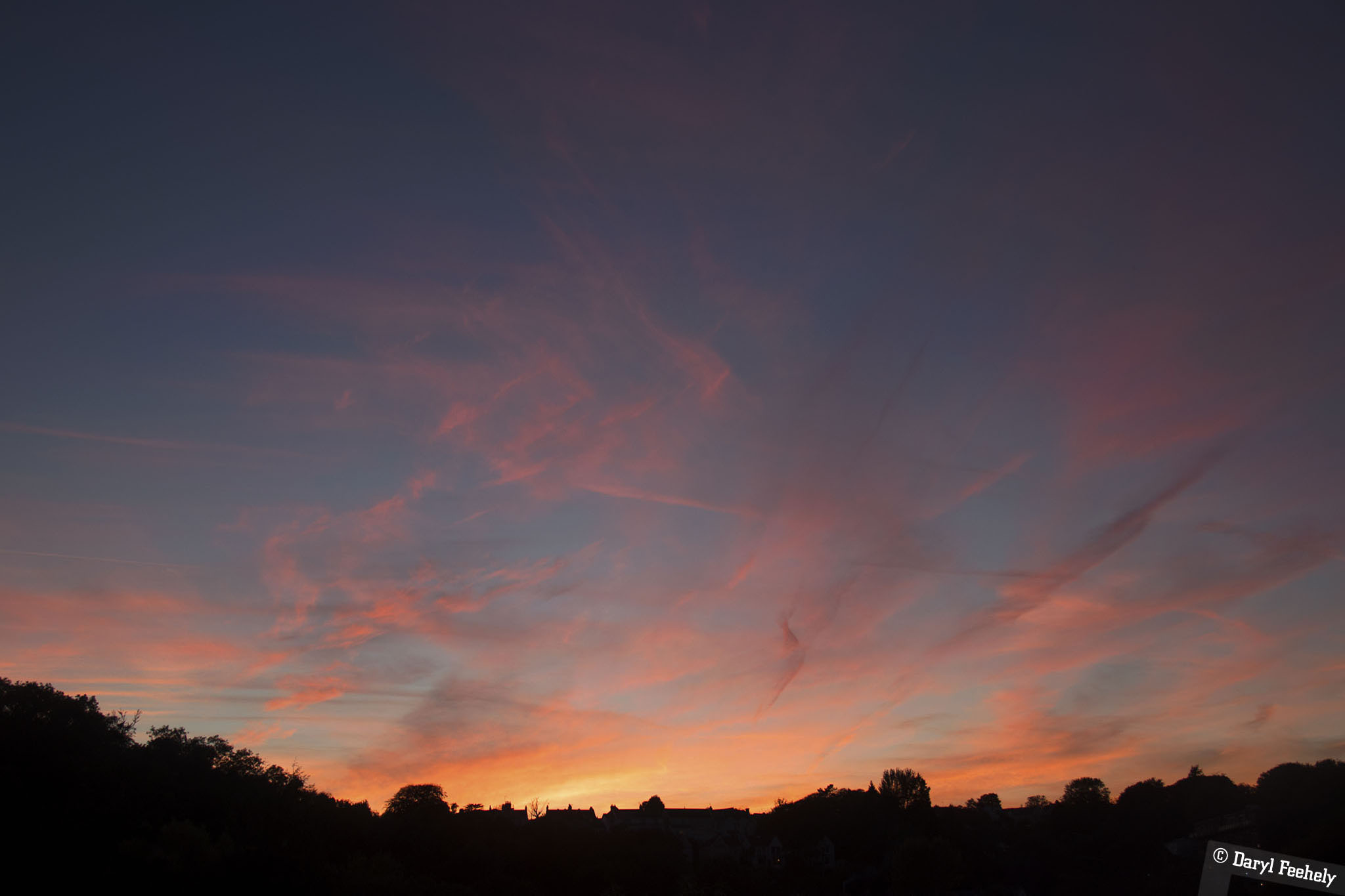 Fiery Sunset