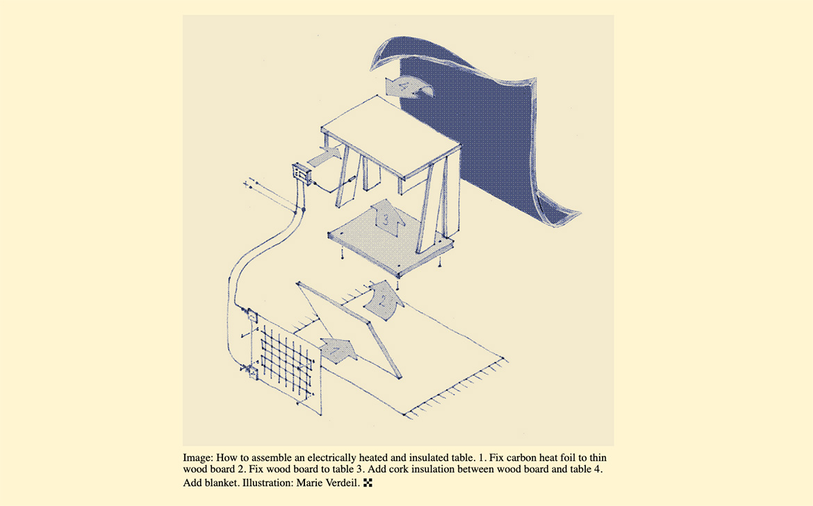 How To Build An Electric Heated Table | - Technology, Science & Other News