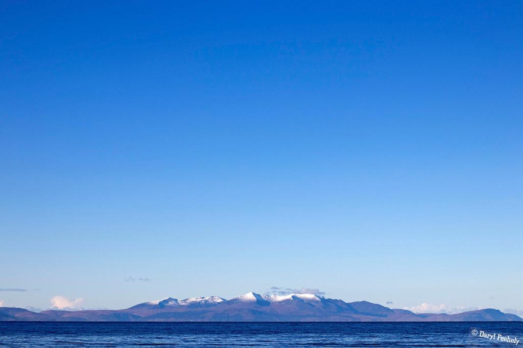 Snow Capped Isle of Arran